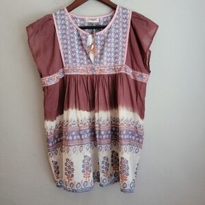 Ulla Johnson Dawn Blouse in Dark Rose size 10 NWT